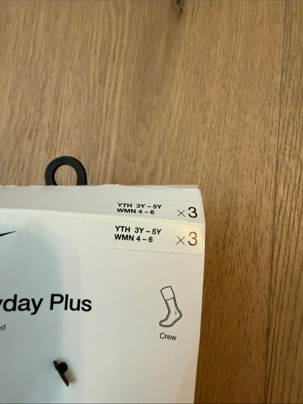 Nike Everday Plus 3 pack Dri-Fit Crew Socks New!